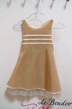 Robe petite demoiselle Champagne "Casting"