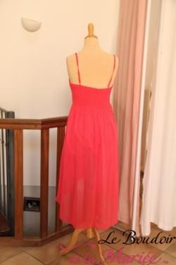 Robe de cocktail Corail "Osmonsim"