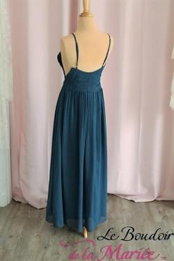 Robe de cocktail Bleue "Lautinel"