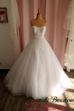 Robe de mariée Diamant "Eglantine Créations"