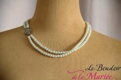 Collier de mariée Perles