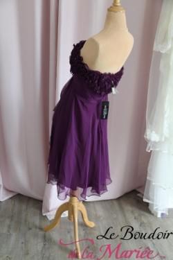 Robe de cocktail Violette" Juju et Christine"