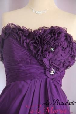 Robe de cocktail Violette" Juju et Christine"