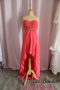 Robe de cocktail Corail "Fashion New York"