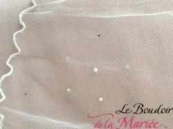Voile court petits strass